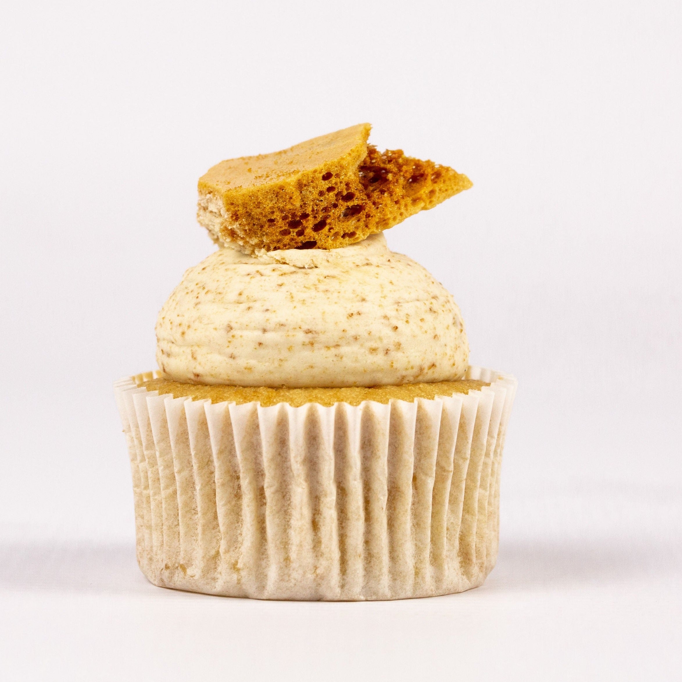 Rooibos and honeycomb cupcake